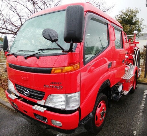 日野 デュトロ 消防ポンプ車 中古トラック Xzu371m 入庫です Jmo バス トラック 重機 特殊車両買取販売のｊｍｏ